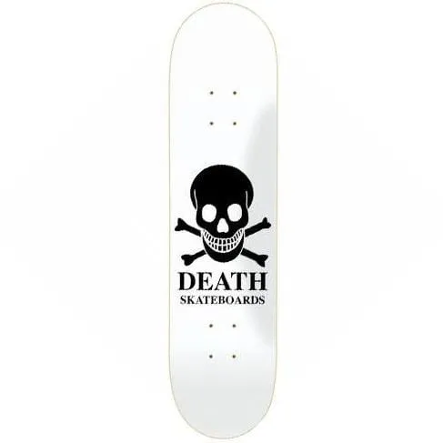 Death Skateboards OG Skull White Skateboard Deck 9