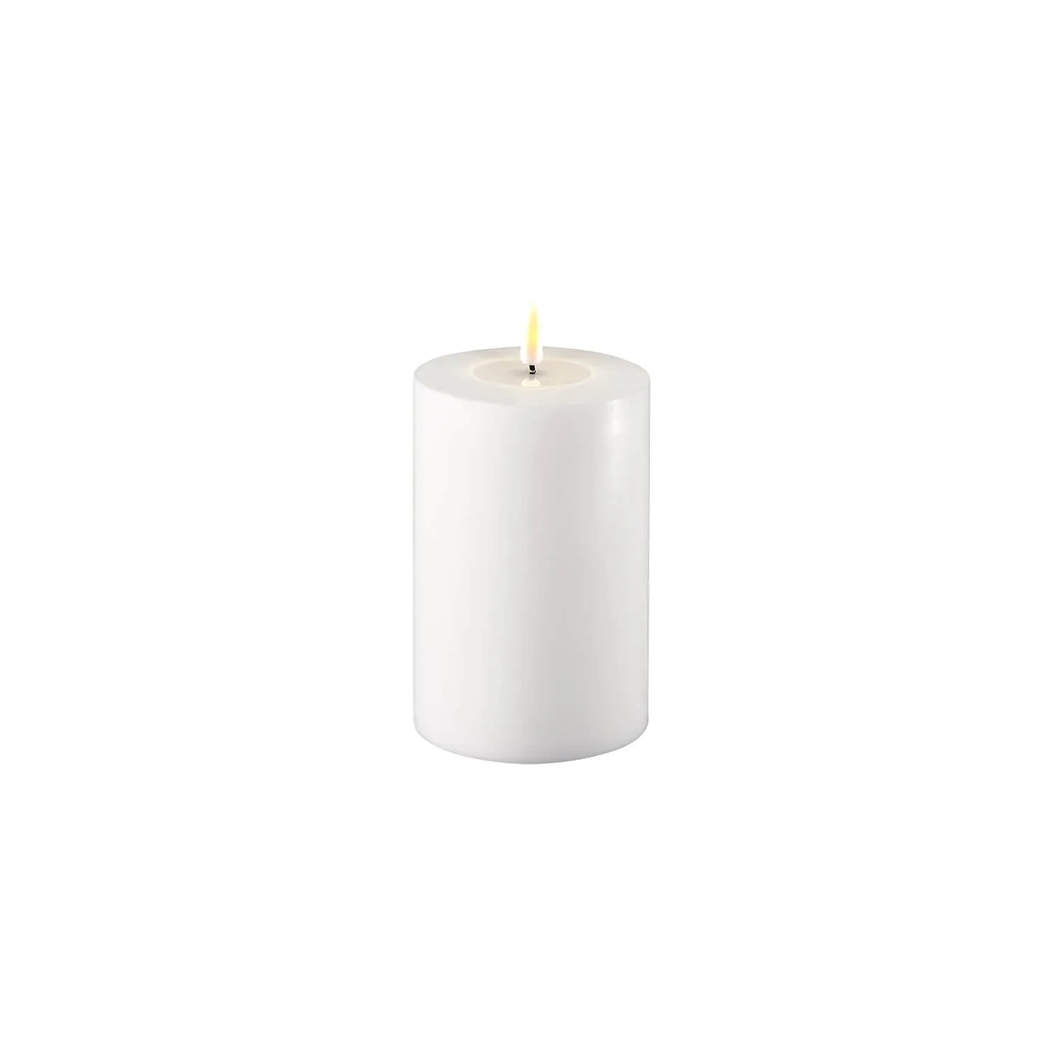 Deluxe LED Candle 10cm x 15cm - White