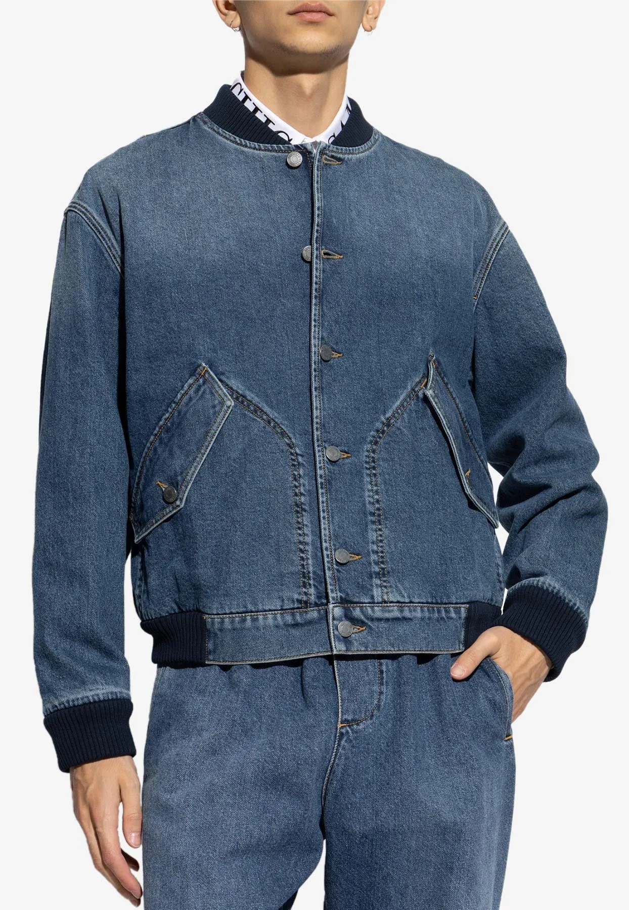 Denim Bomber Jacket