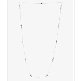 Diamond Cut White Gold Necklace