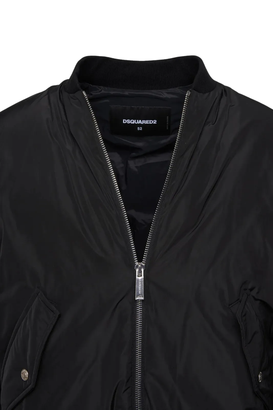 Dsquared2 Black short padded Puff Kaban bomber jacket