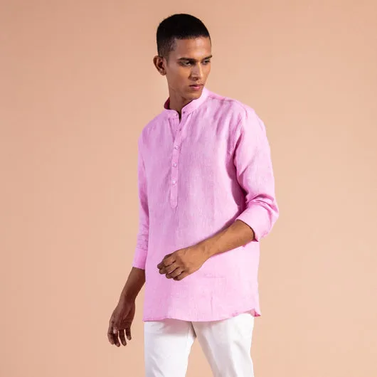 Dusk Pink Short Kurta