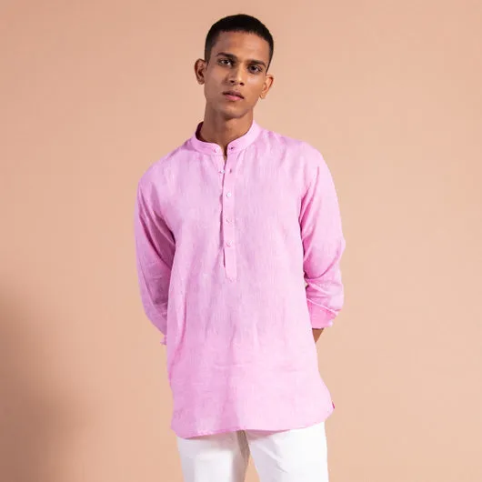 Dusk Pink Short Kurta