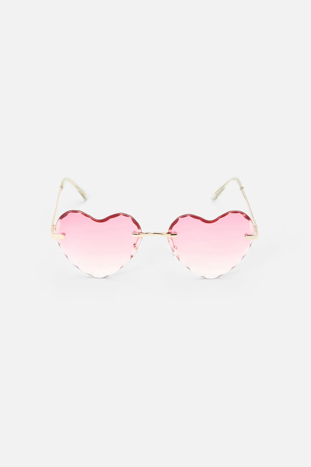 Frameless Heart Sunglasses