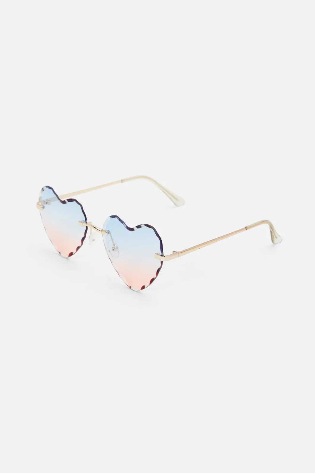 Frameless Heart Sunglasses