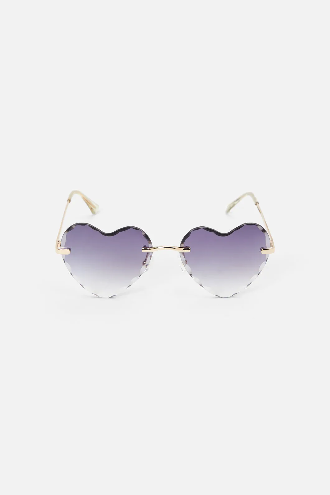 Frameless Heart Sunglasses