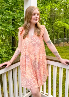 Free to Be Ruffle Sundress | Coral