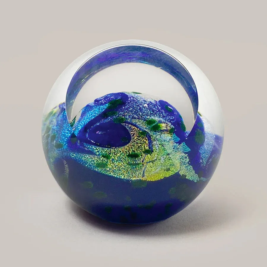 Glass Eye Studio - 3 Celestial Orb - Blue Planet