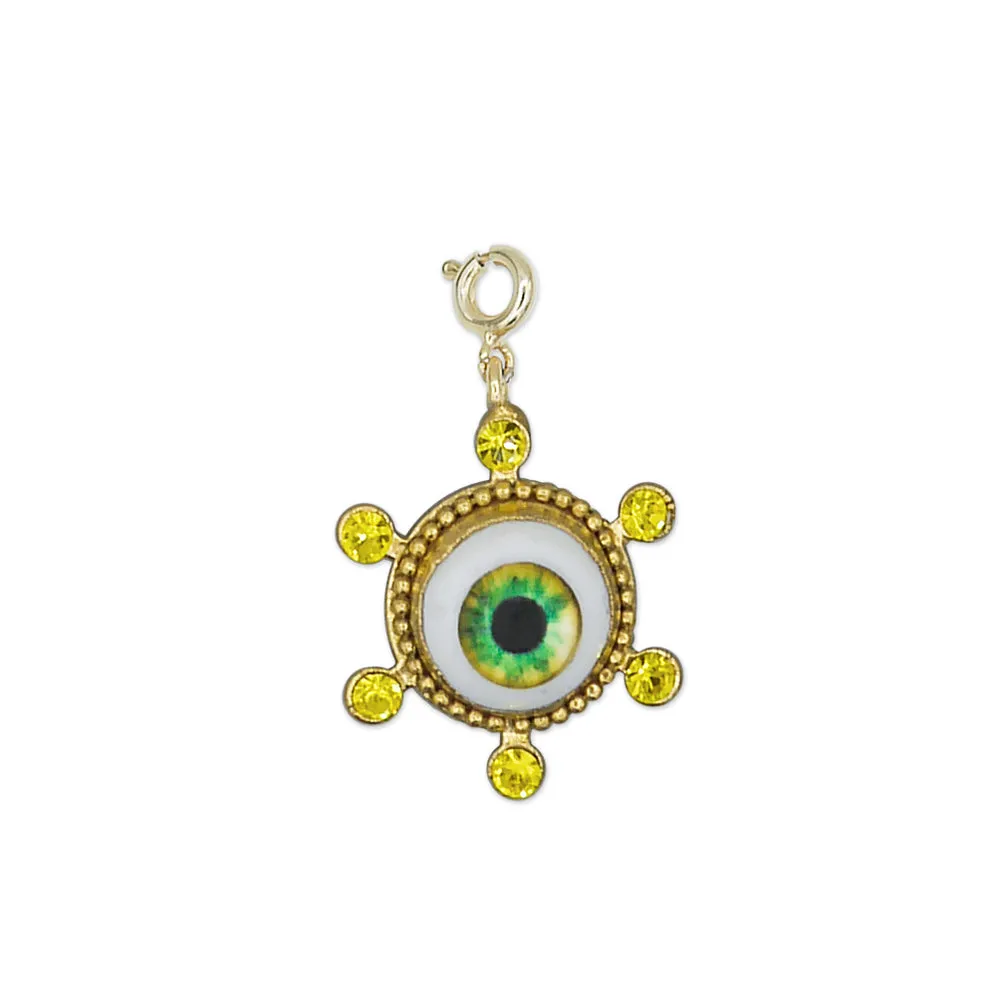 Green-Yellow Eye Charm