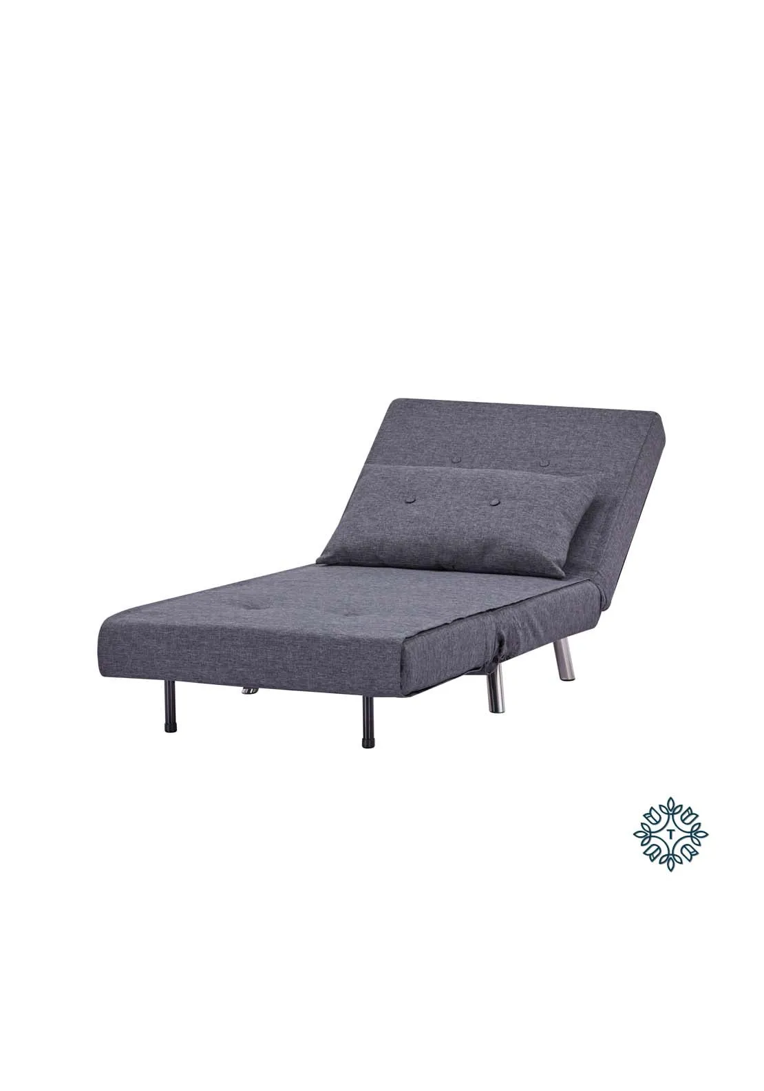 Haru Single Sofa Bed - Grey