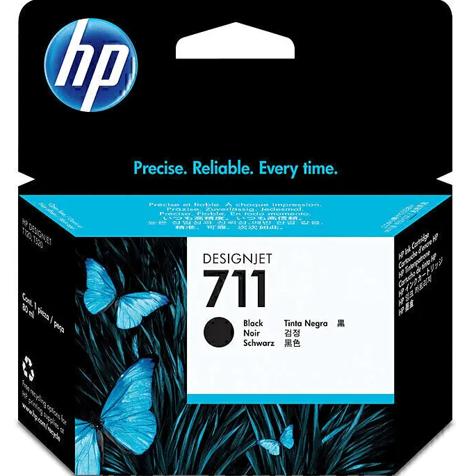 HP 711 Ink Cartridge Set Black/Cyan/Magenta/Yellow DesignJet T120/T520