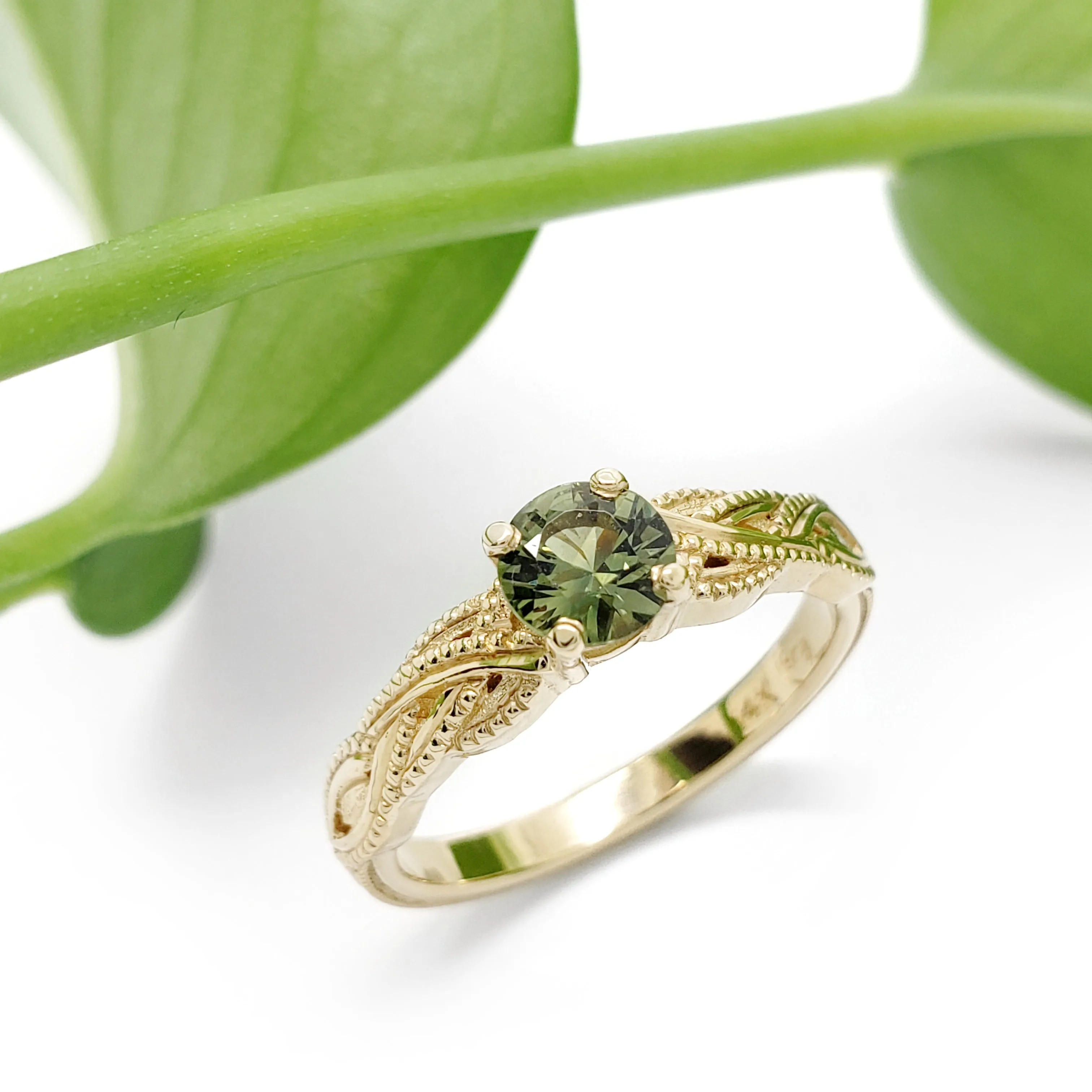 Interlace Yellow | Green Sapphire