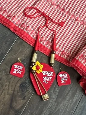 Jewelry Set - Red Ektara