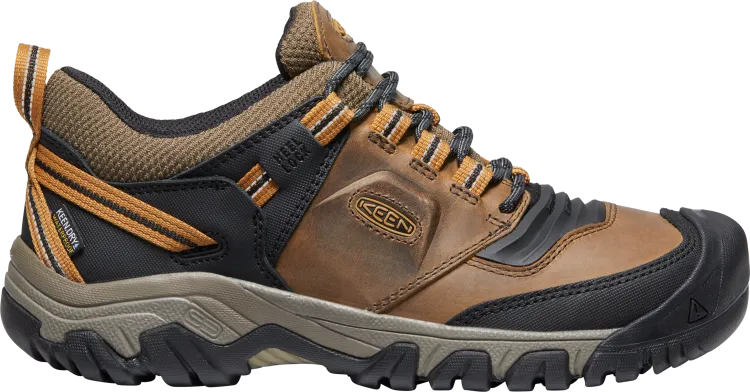 Keen Ridge Flex Bison Golden Brown Waterproof Men's