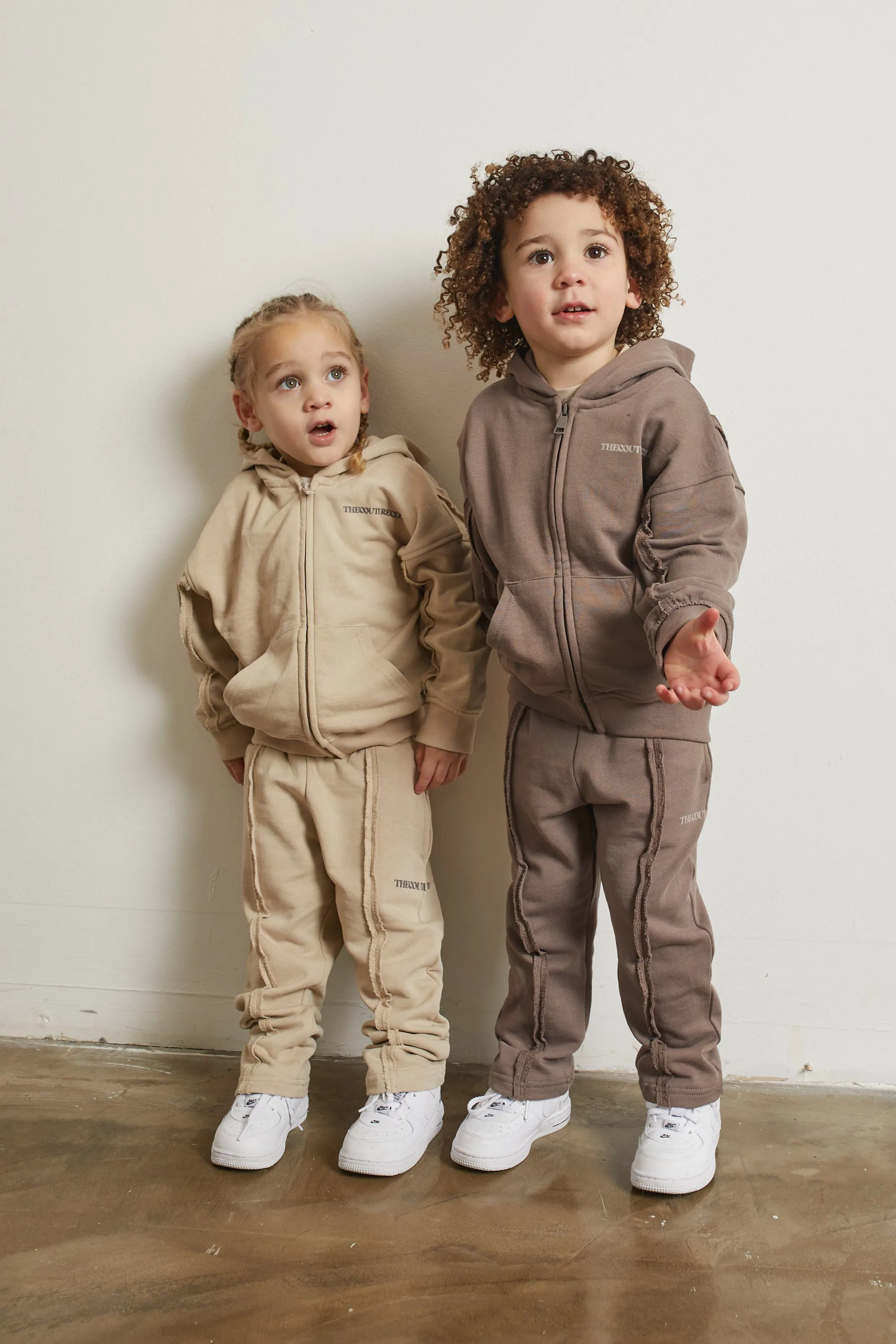 KIDS RAW SEAM MEMBERS ONLY JOGGERS - BROWN