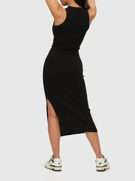 KUWALLA Ribbed Halter Dress