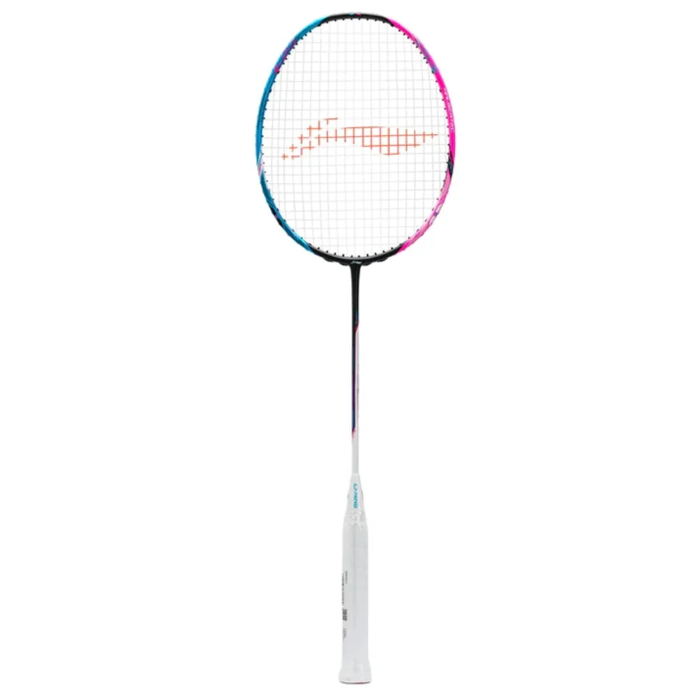 Li-Ning Halbertec 8000 Unstrung Badminton Racquet (Black/Blue/Pink)