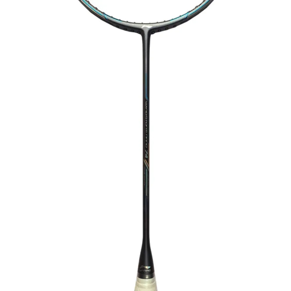 Li-Ning Windstorm Nano 74 Unstrung Badminton Racquet (Grey/Blue)