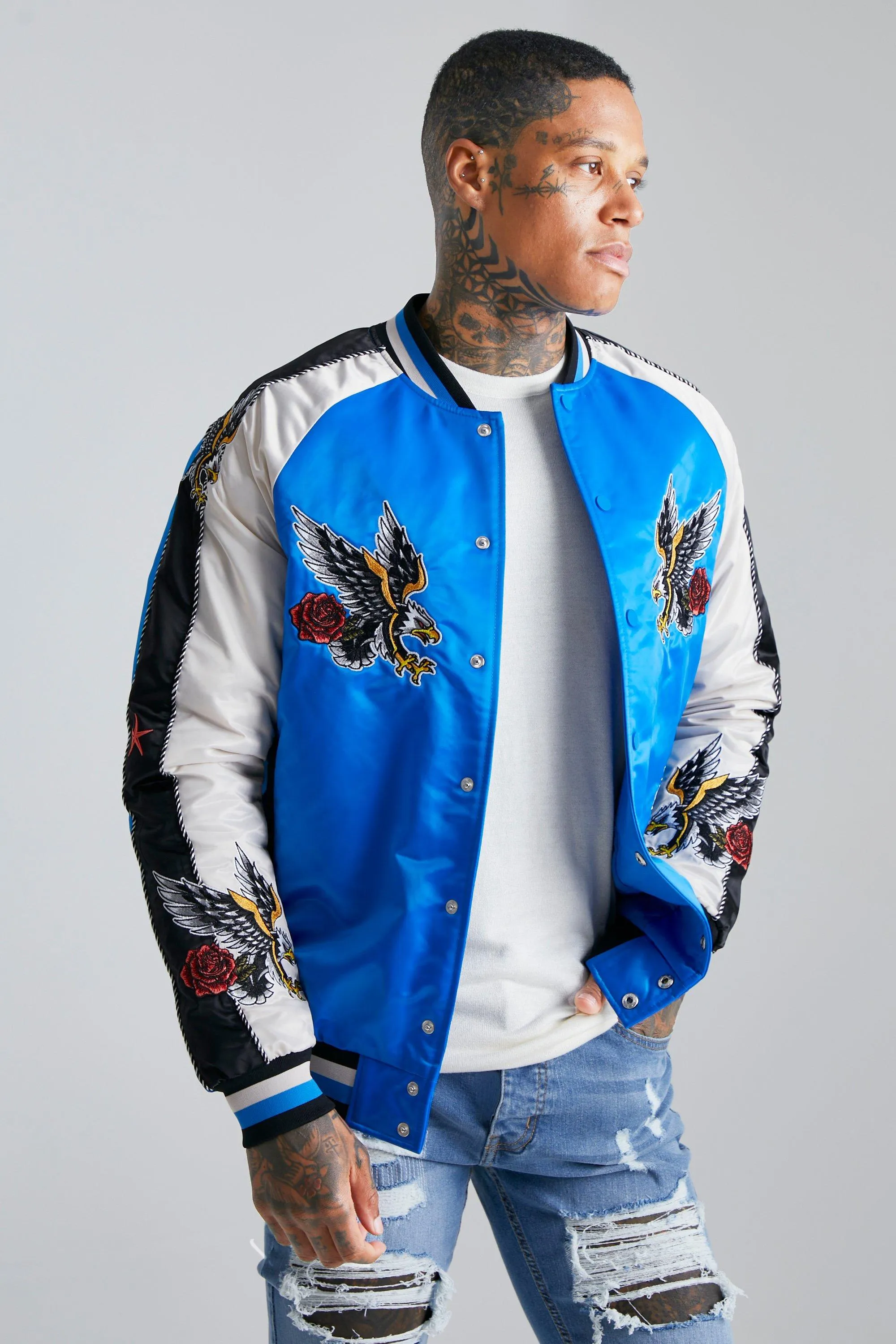 Limited Edition Eagle Embroidered Bomber