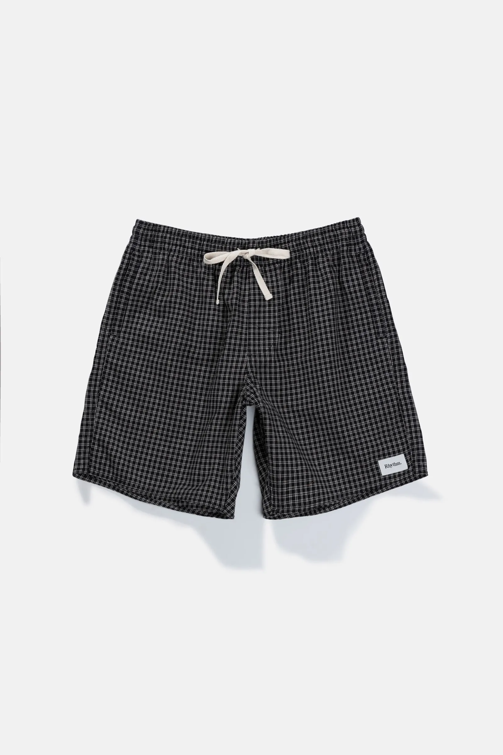 Linen Check Jam Black