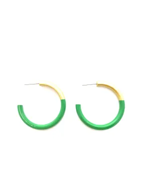 LIZ Med Hoops in Kelli Green