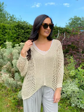 Loose Knit Over Top Niamh