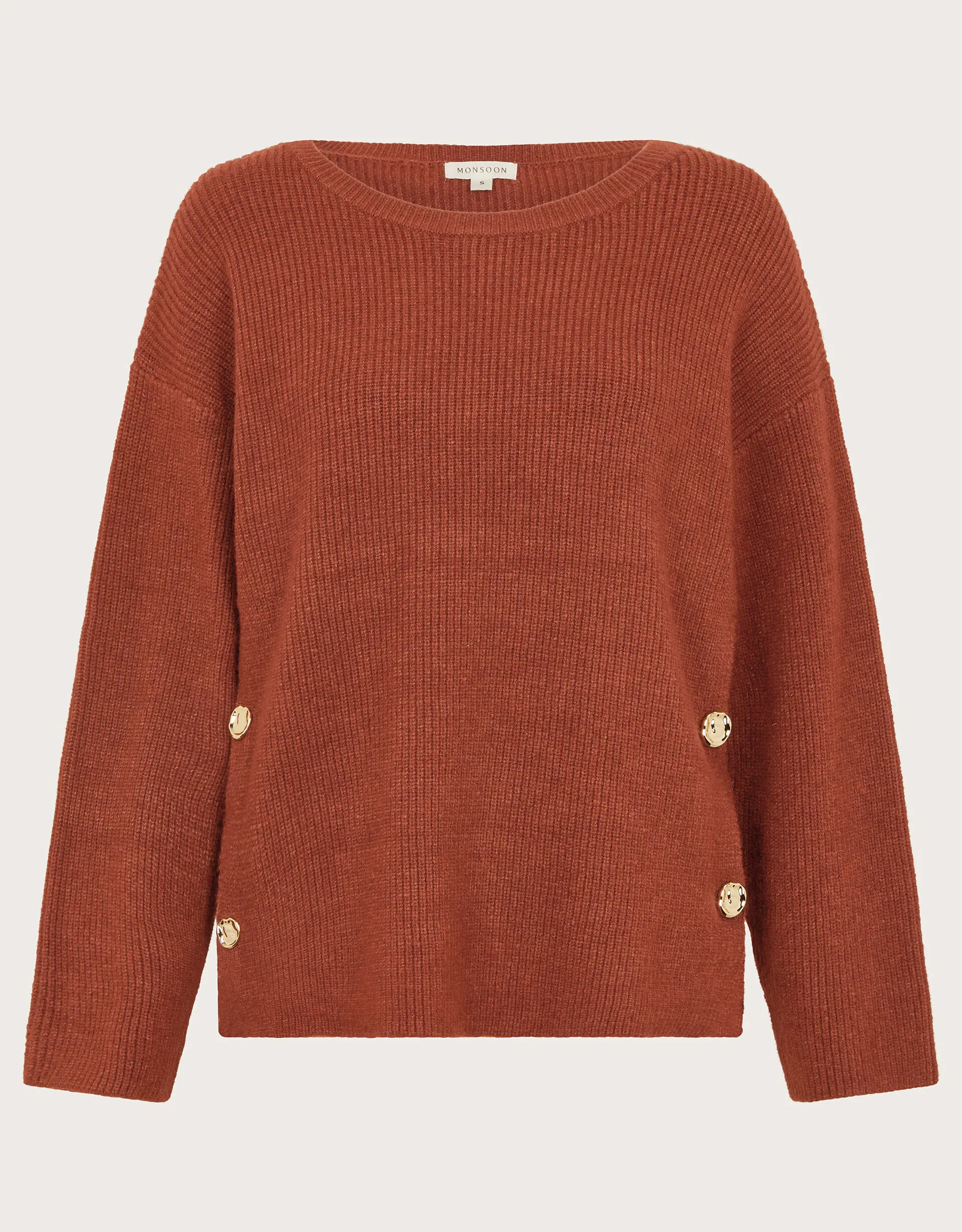 Luci Longline Jumper Brown