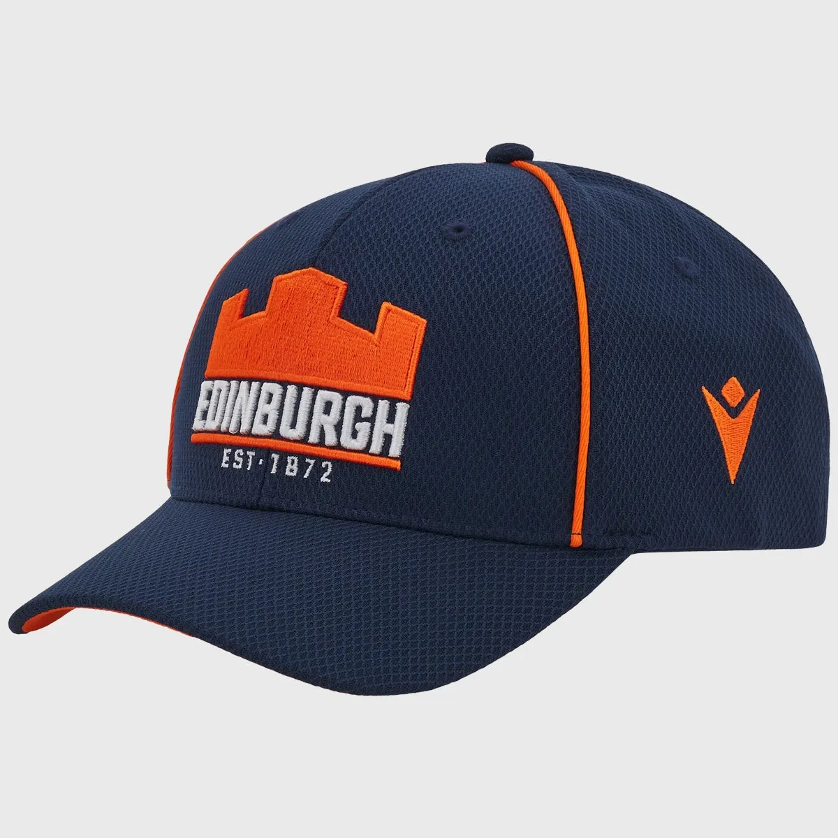 Macron Edinburgh Rugby Cap Navy/Orange