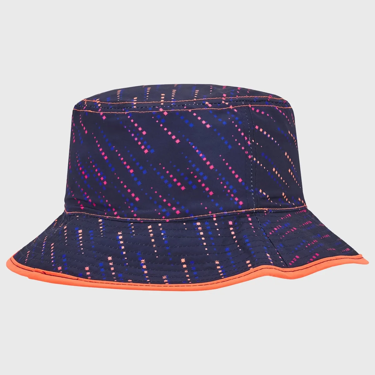 Macron Edinburgh Rugby Reversible Bucket Hat Navy/Coral Pink