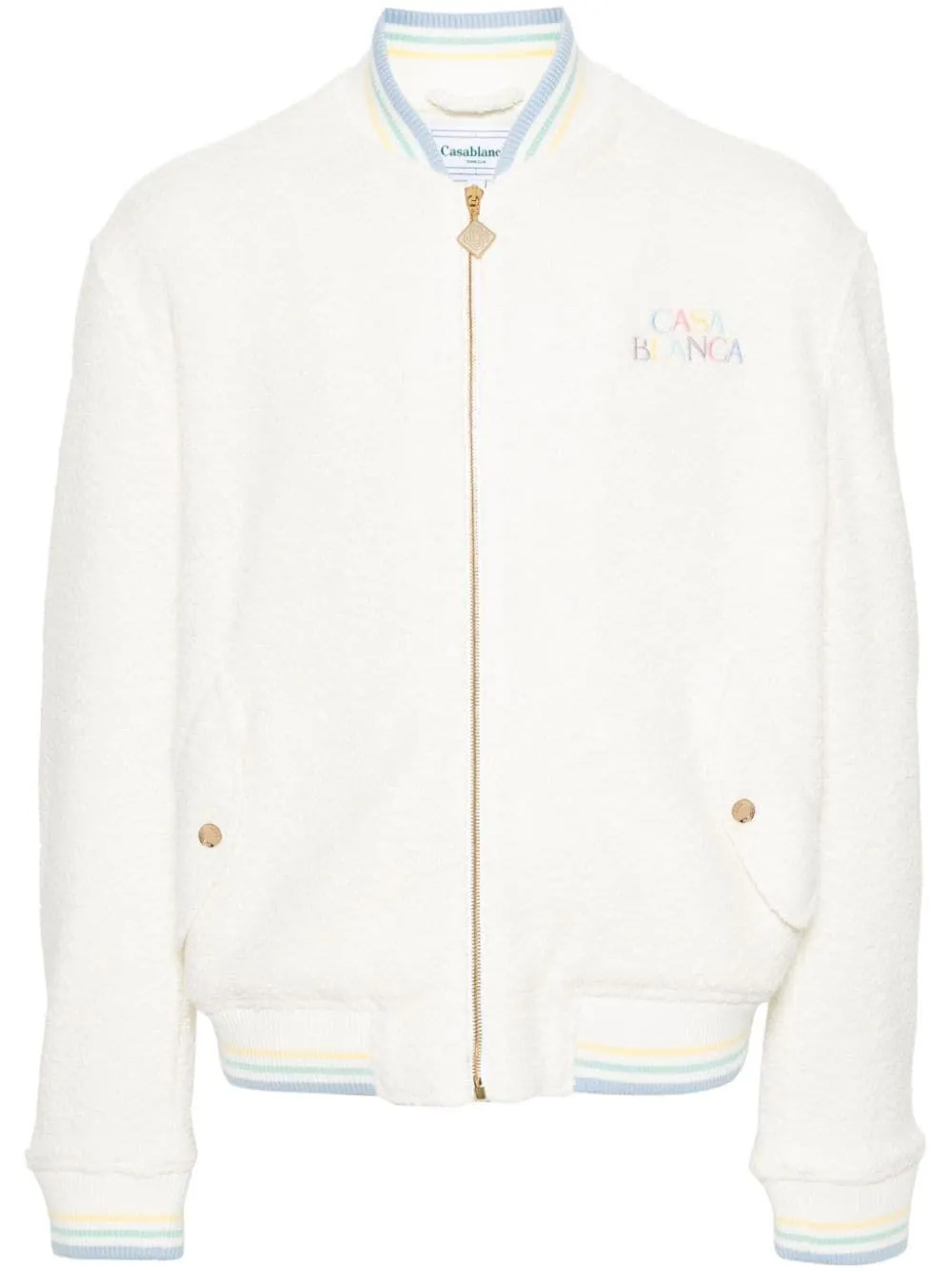 MAISON PASTELLE EMBROIDERED BOMBER JACKE