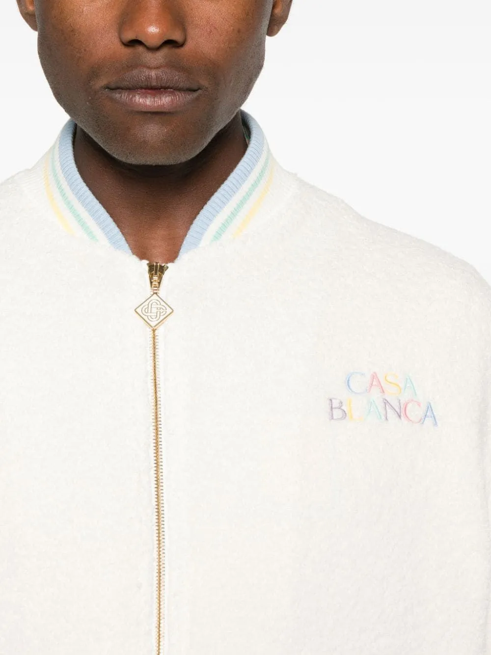 MAISON PASTELLE EMBROIDERED BOMBER JACKE