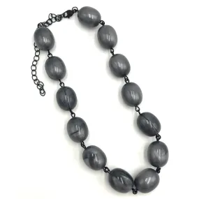 Marbled Grey Amelia Necklace