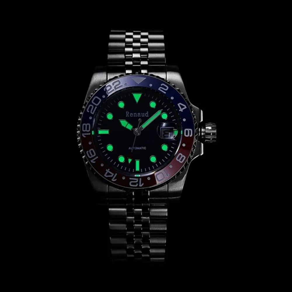 Men's Luxury Sapphire Crystal Luminous Automatic Mechanical Wristwatches