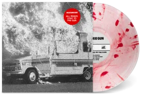 MILITARIE GUN ‘ALL ROADS LEAD TO THE GUN I’ LP (Limited Edition – Only 200 made, Clear w/ White & Red Swirl Vinyl)