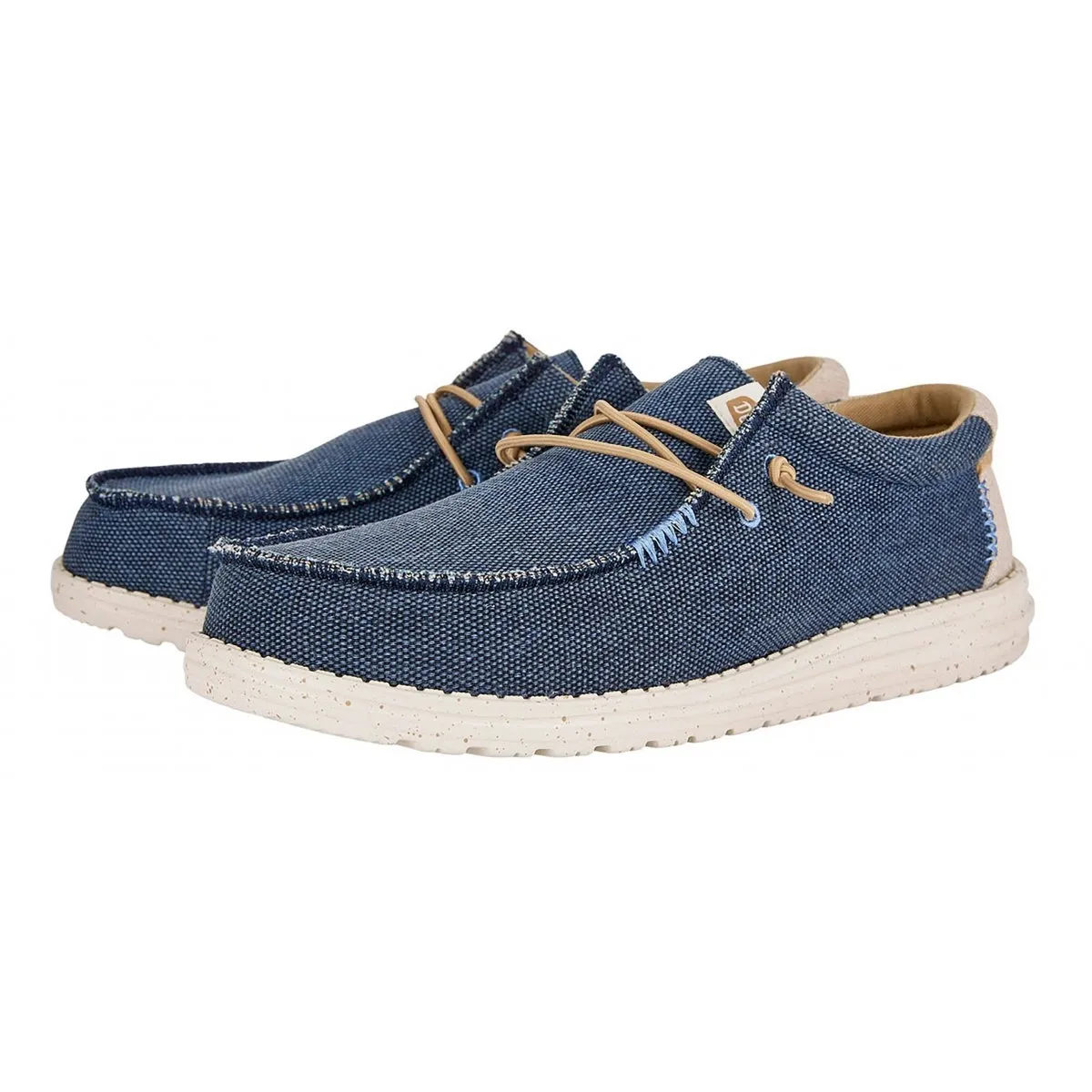 MOCASSINO HEY DUDE UOMO WALLY COASTLINE JUTE M NAVY HD.40952/410