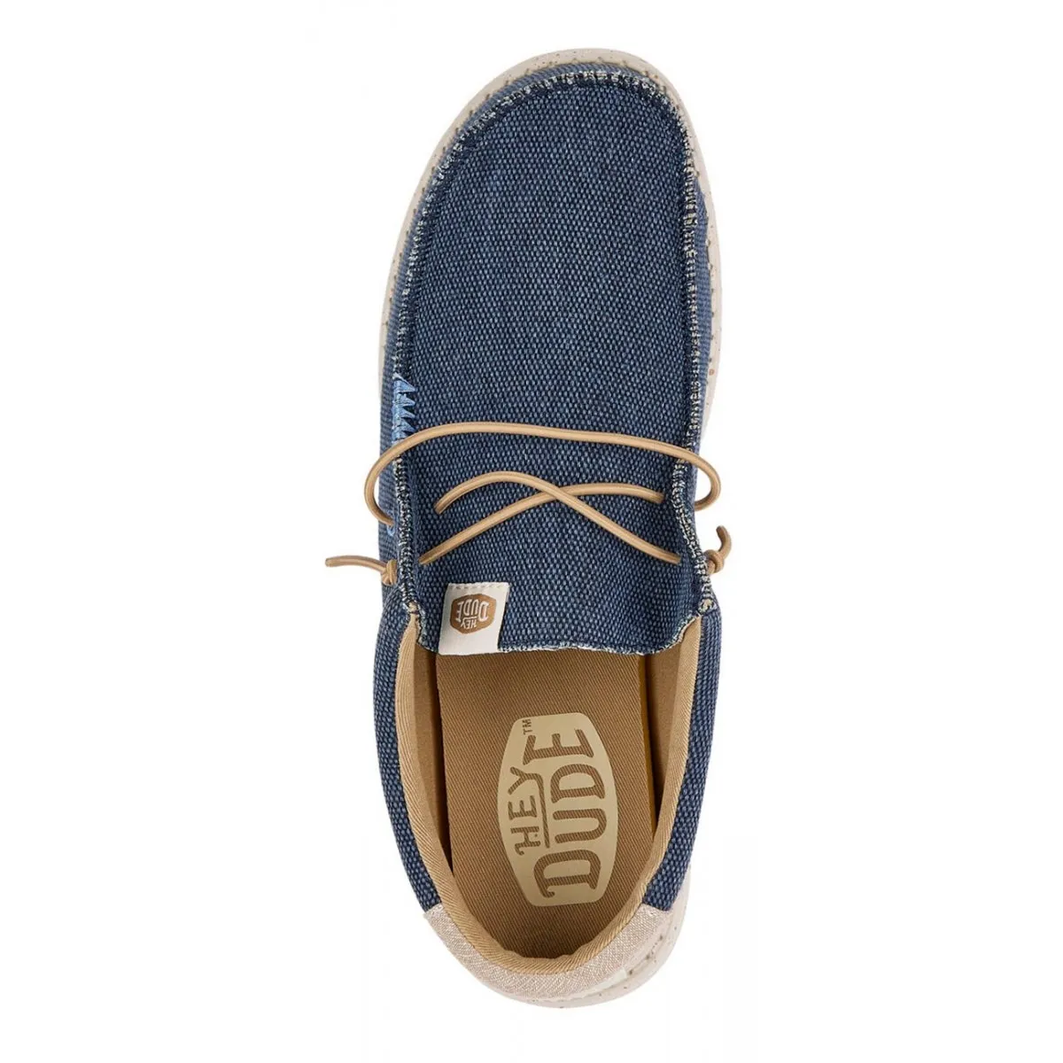 MOCASSINO HEY DUDE UOMO WALLY COASTLINE JUTE M NAVY HD.40952/410