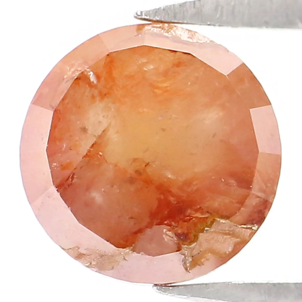 Natural Loose Rose Cut Brown Color Diamond 1.15 CT 6.15 MM Round Rose Cut Shape Diamond L8862