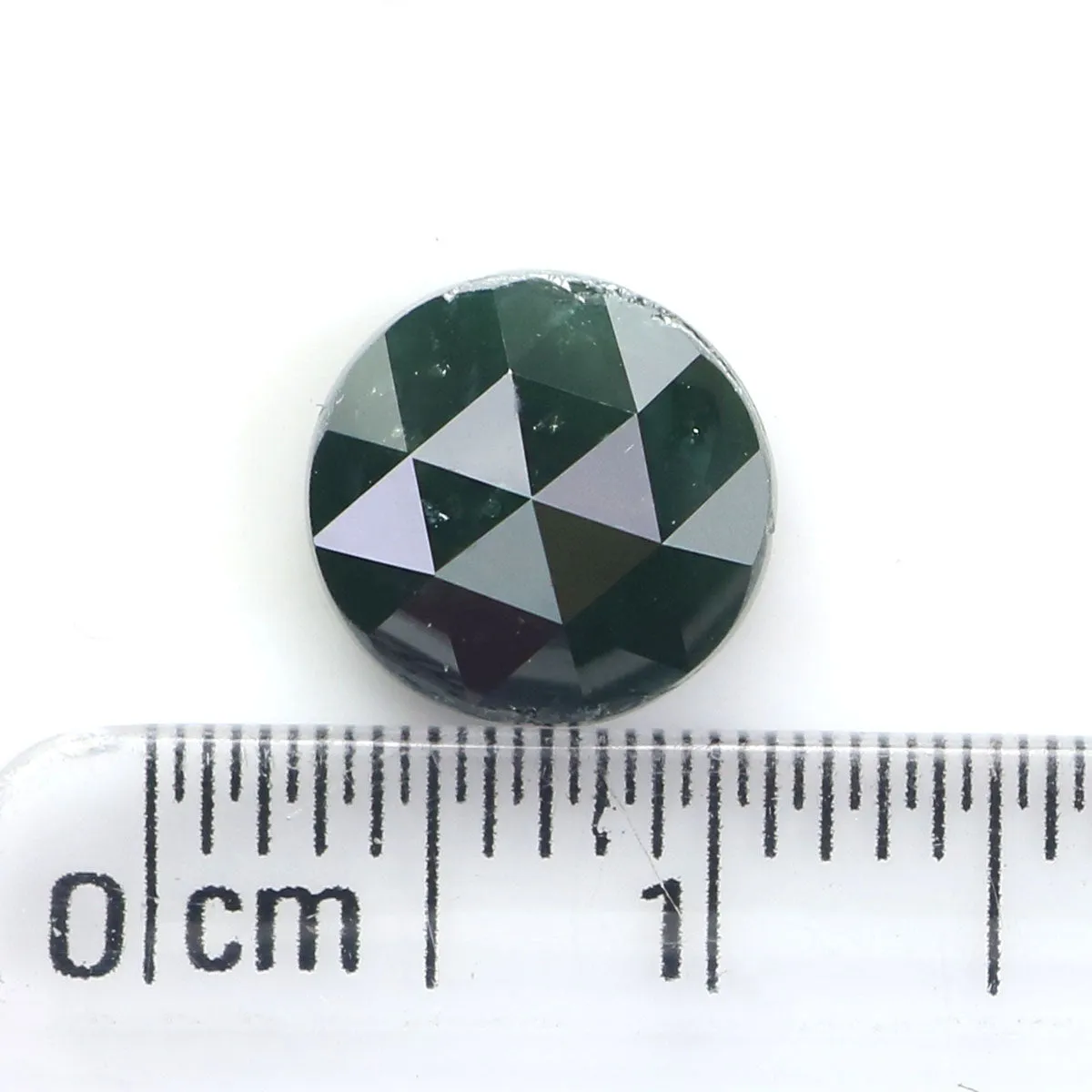 Natural Loose Rose Cut Green Color Diamond 2.39 CT 8.25 MM Round Rose Cut Shape Diamond L5770