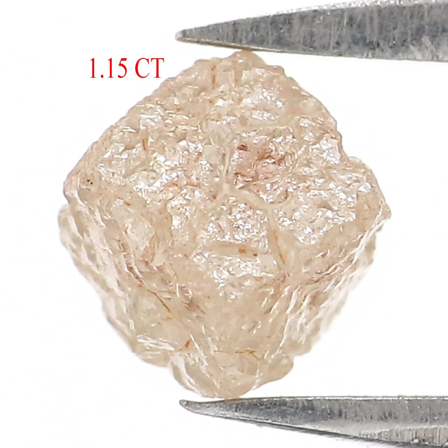 Natural Loose Rough Diamond, Rough Brown Color Diamond Natural Loose Diamond, Uncut Diamonds, Rough Cube Diamond, 1.15 CT Rough 