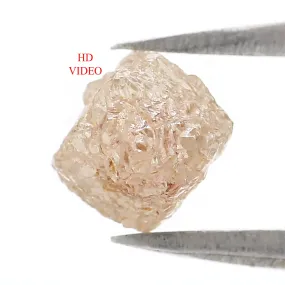 Natural Loose Rough Diamond, Rough Brown Color Diamond Natural Loose Diamond, Uncut Diamonds, Rough Cube Diamond, 1.15 CT Rough 