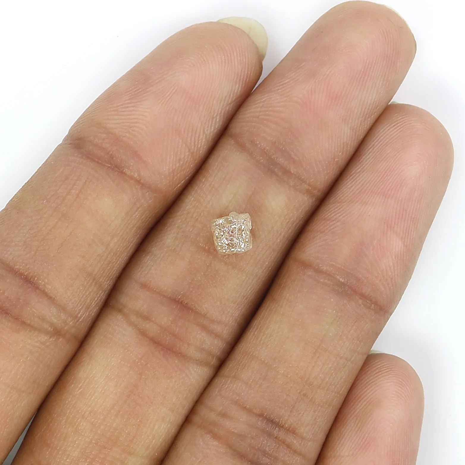 Natural Loose Rough Diamond, Rough Brown Color Diamond Natural Loose Diamond, Uncut Diamonds, Rough Cube Diamond, 1.15 CT Rough 