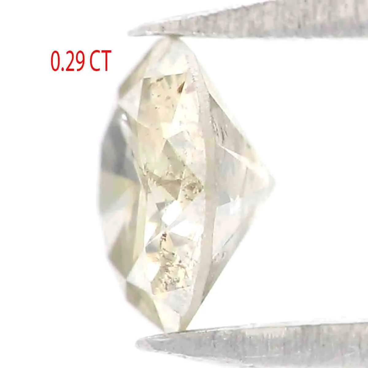 Natural Loose Round Fancy White Color Diamond 0.29 CT 4.30 MM Round Shape Brilliant Cut Diamond L5091