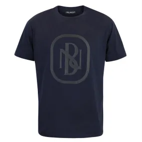 Neil Barrett - NB Logo Print T-Shirt in Navy