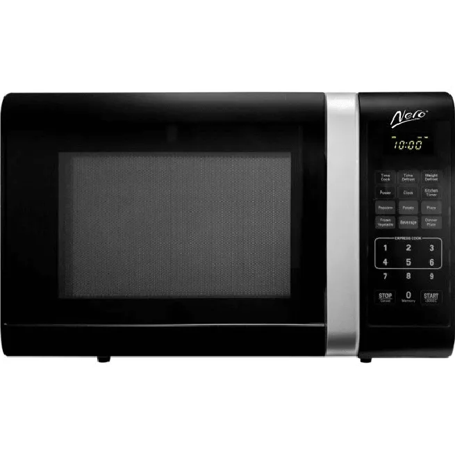 Nero Black Microwave with Grey Interior 800W 23L