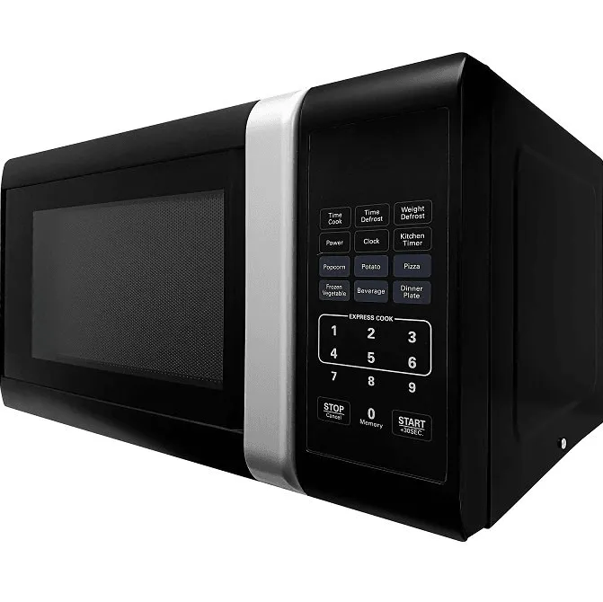 Nero Black Microwave with Grey Interior 800W 23L