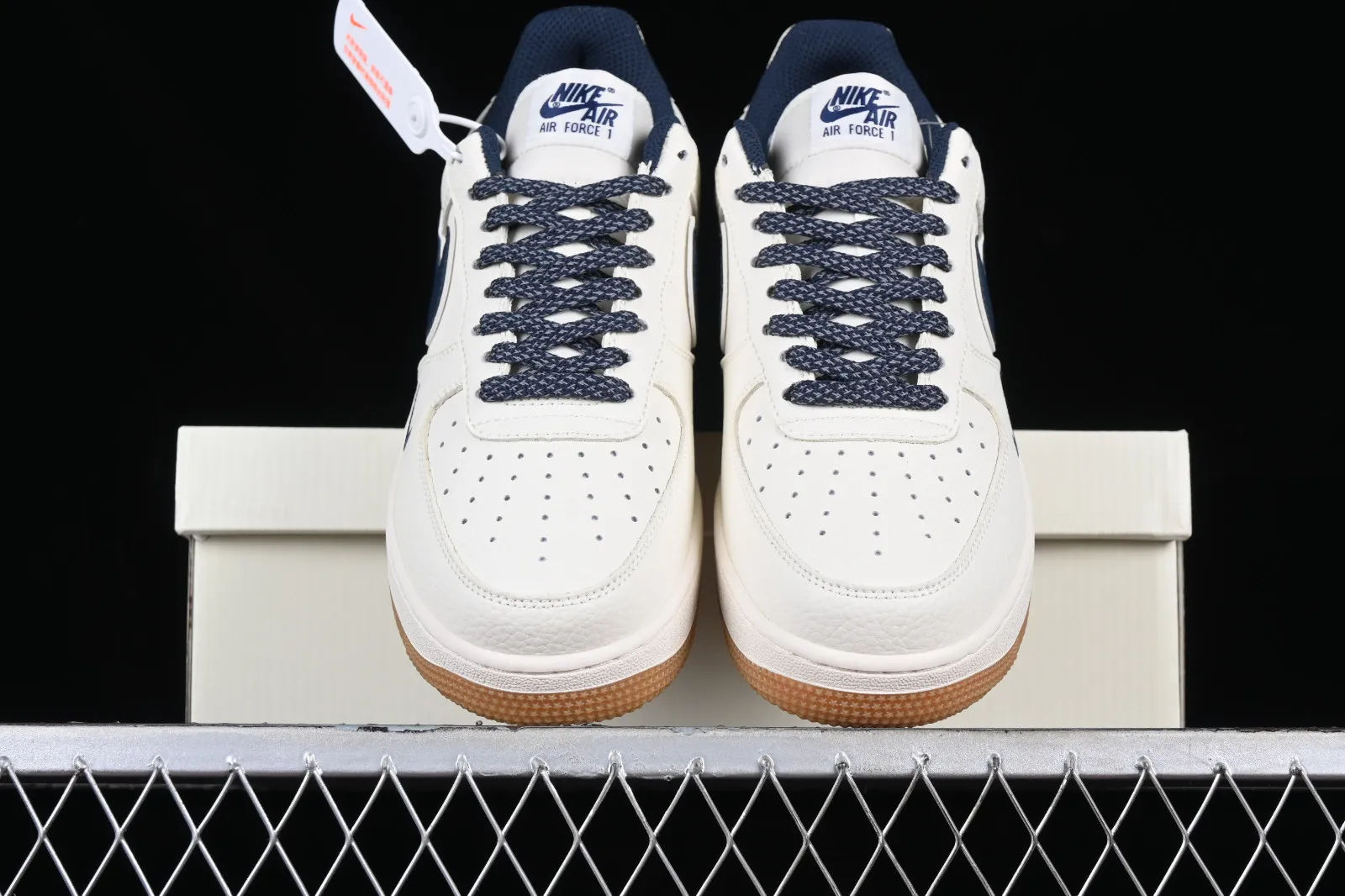 Nike Air Force 1 07 Low Rice White Navy Blue HD1689-104