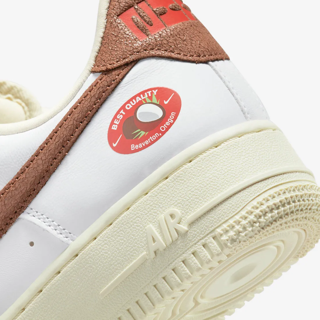 Nike Air Force 1 Low White Archaeo Brown Coconut Milk DJ9943-101