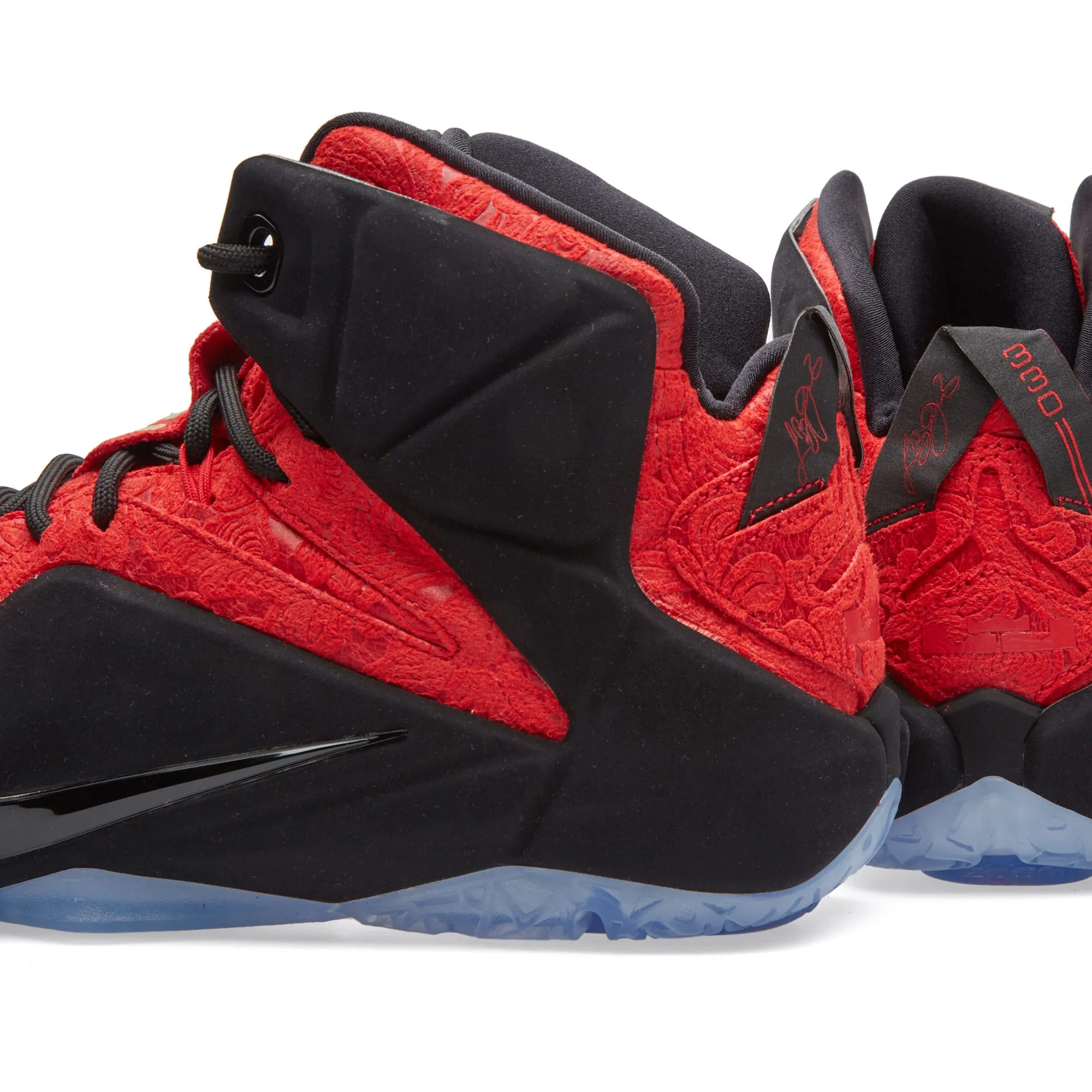 Nike LeBron XII EXT 'Red Paisley'University Red & Black