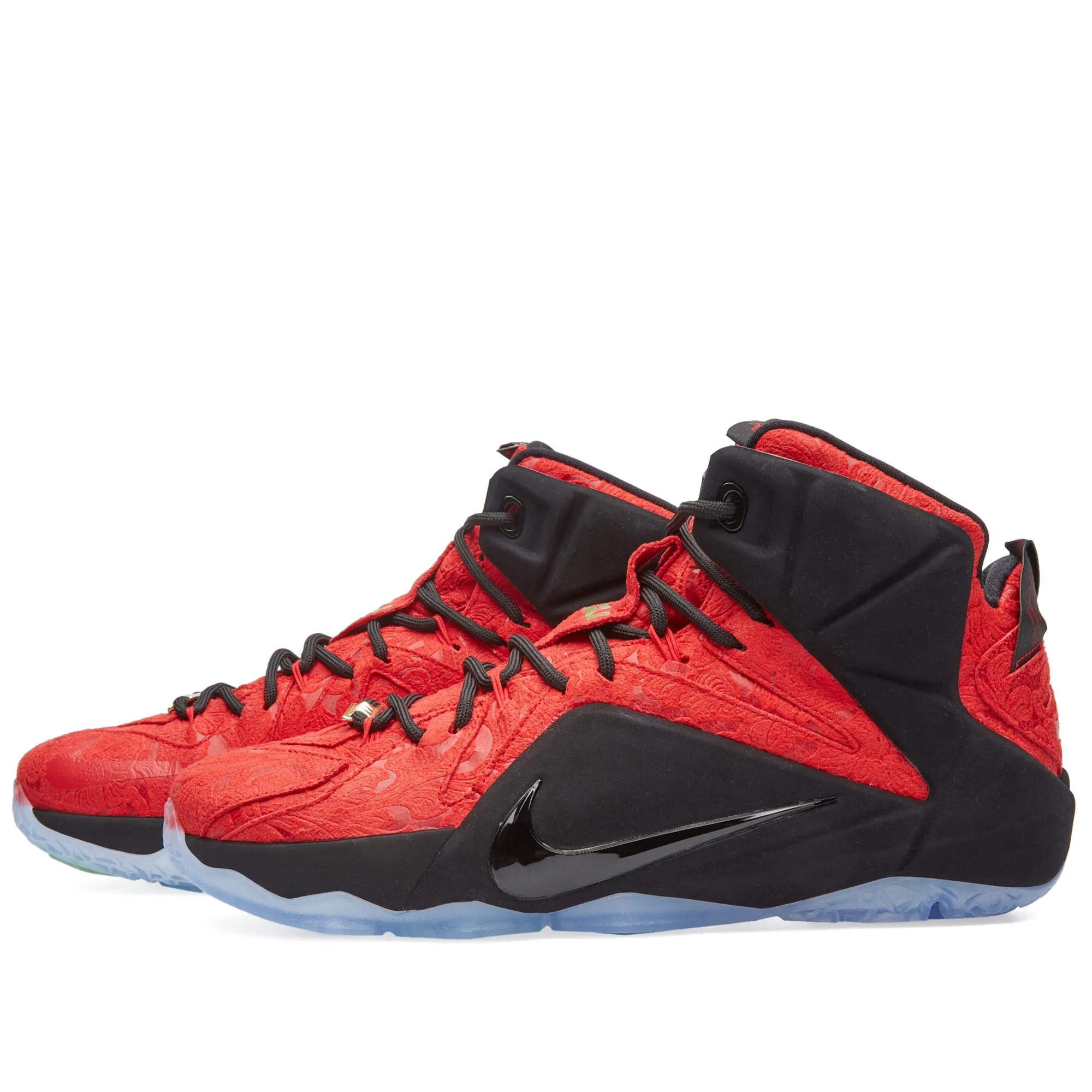 Nike LeBron XII EXT 'Red Paisley'University Red & Black