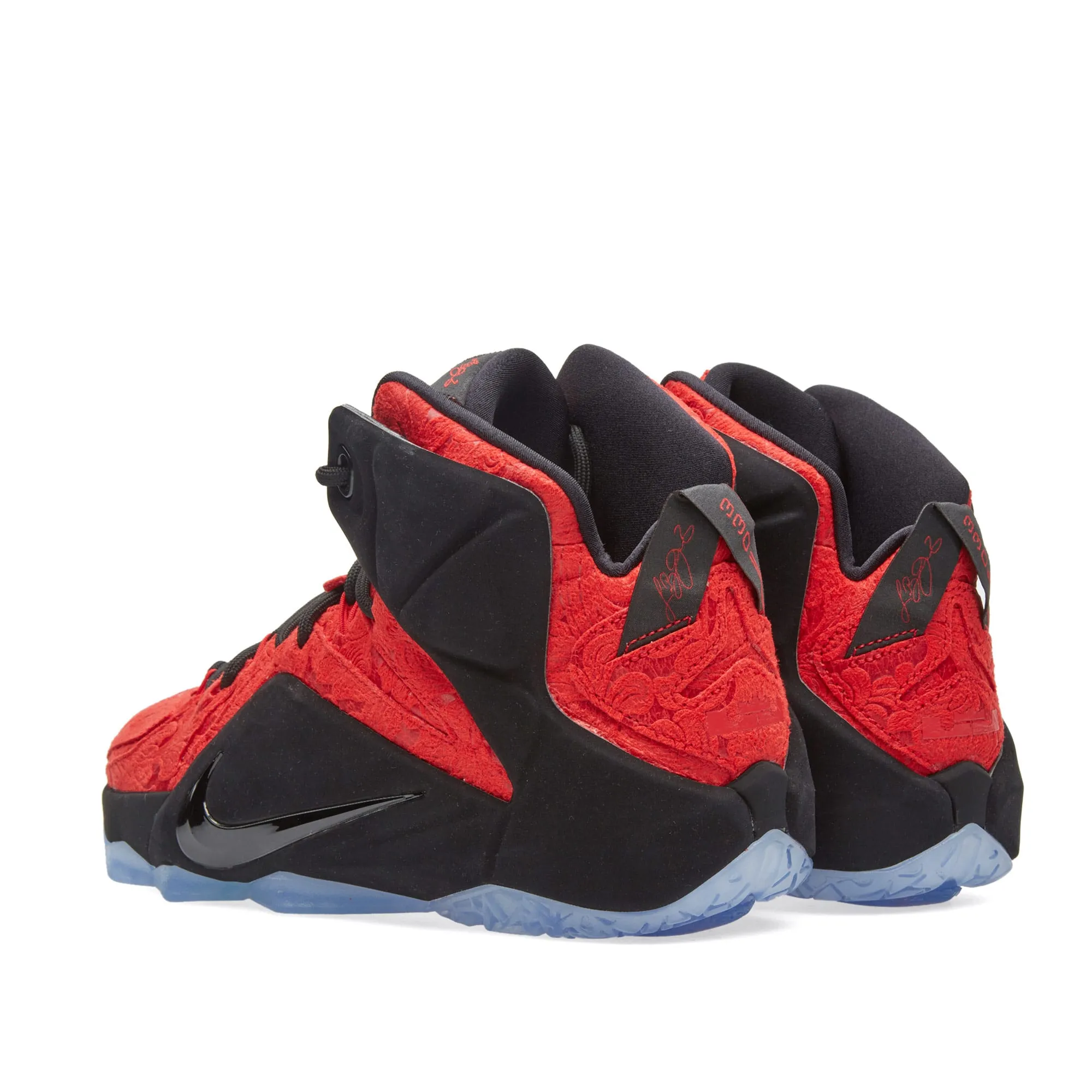 Nike LeBron XII EXT 'Red Paisley'University Red & Black